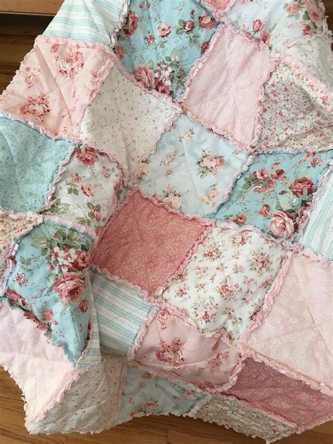 crib rag quilt|baby girl rag quilt.